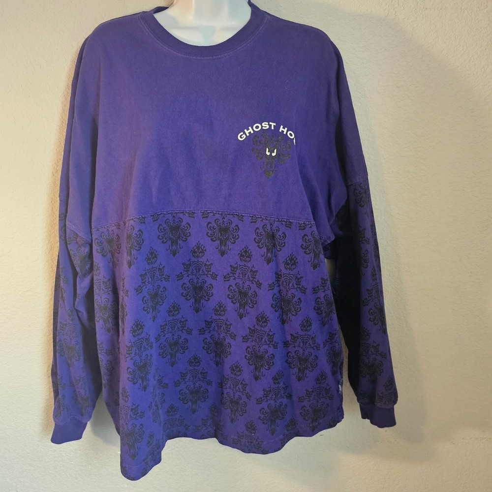 Disney Parks purple haunted mansion spirit jersey medium glow in dark wall paper